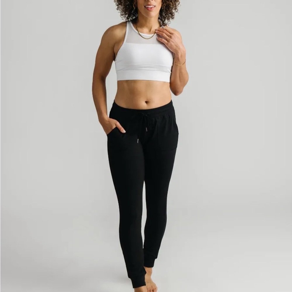 ZYIA Black Unwind Joggers